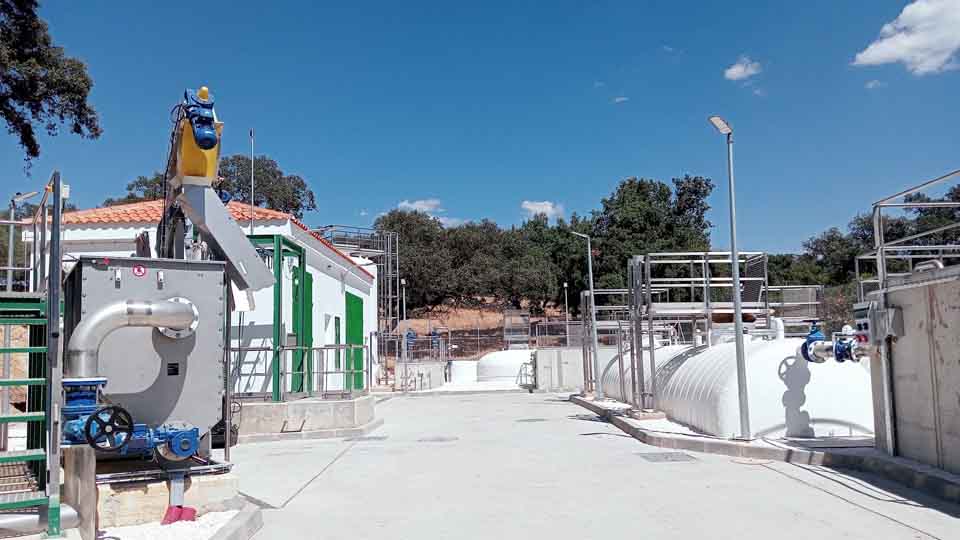 Foto1 - Puesta en Marcha de la Estación Depuradora de Aguas Residuales (EDAR) de La Granada de Riotinto